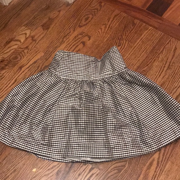 Black gingham skirt - Picture 1 of 4